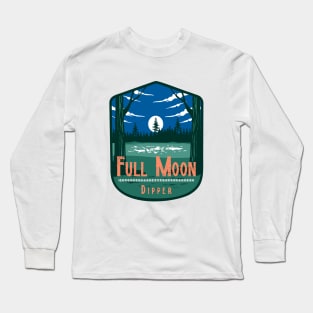 Full Moon Dipper Swimming Long Sleeve T-Shirt